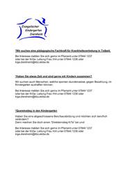 Quelle: Evgangelischer Kindergarten Diersheim, Evangelische Kirchengemeinde Rheinau